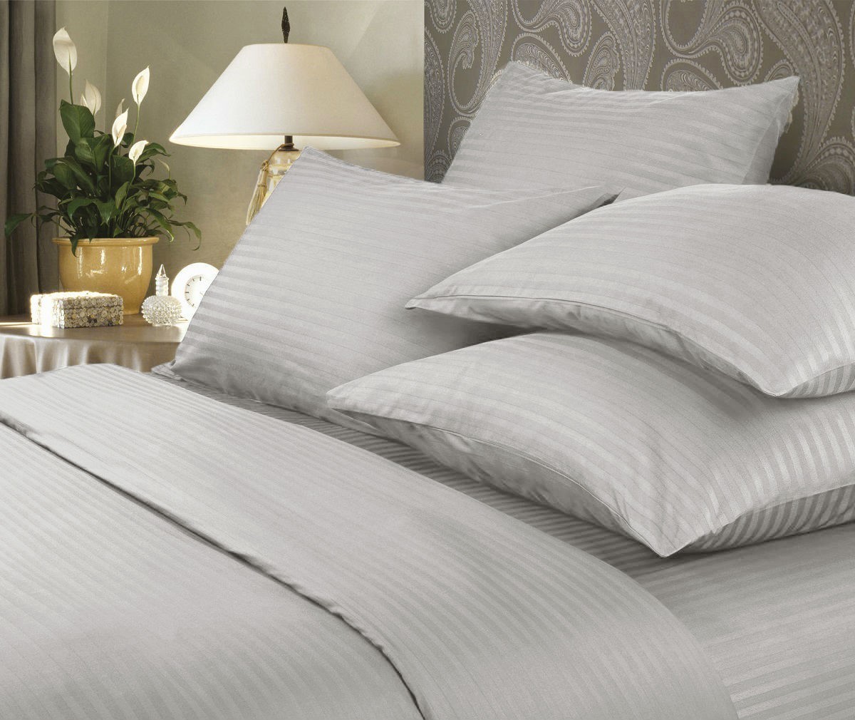 

Постільна білизна Shikardiiz "Улицы Лондона" (сатин-жакард з єгипетської бавовни)-180х220, серый металлик