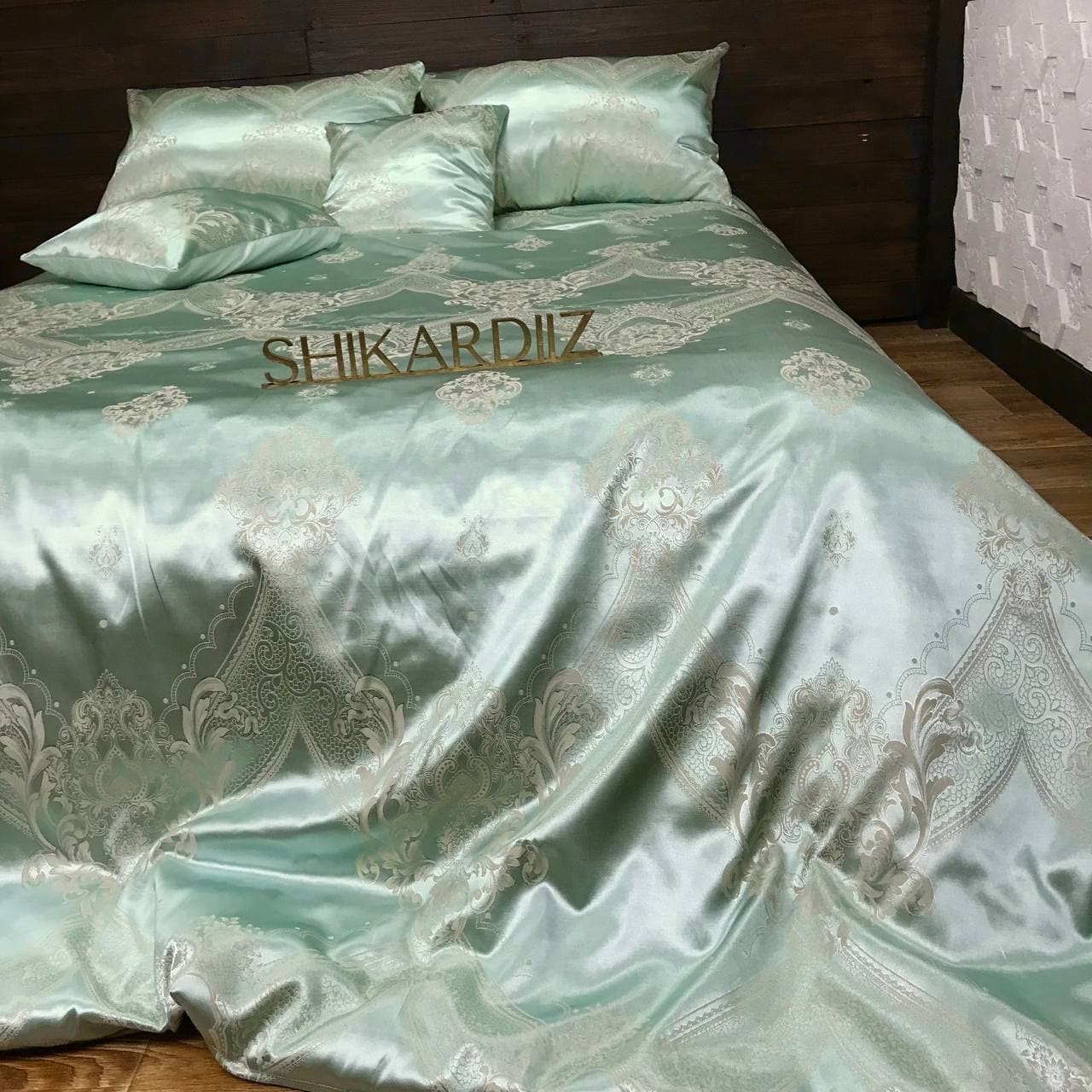 

Постільна білизна Shikardiiz "Бірюза"(сатин-жакард )-150х220, бірюза
