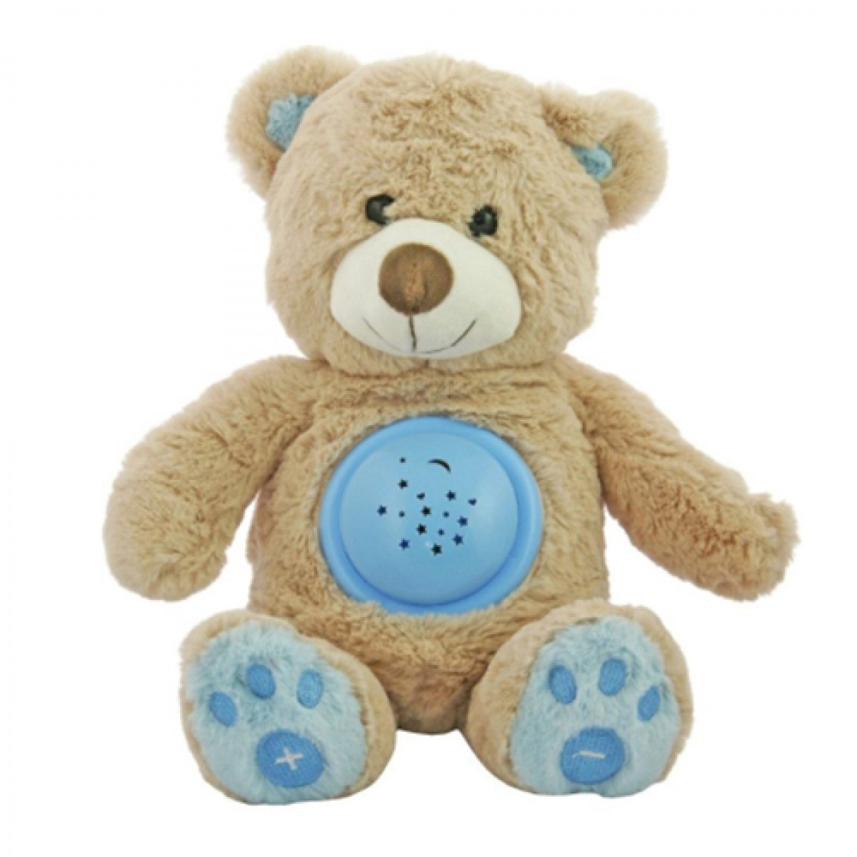 

Ночник-игрушка музыкальный Baby Mix STK-18956 Мишка Hadi Blue с проектором и регулятором громкости 25 см