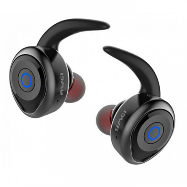 

Беспроводные Bluetooth наушники Awei T1 Twins Earphones, черные