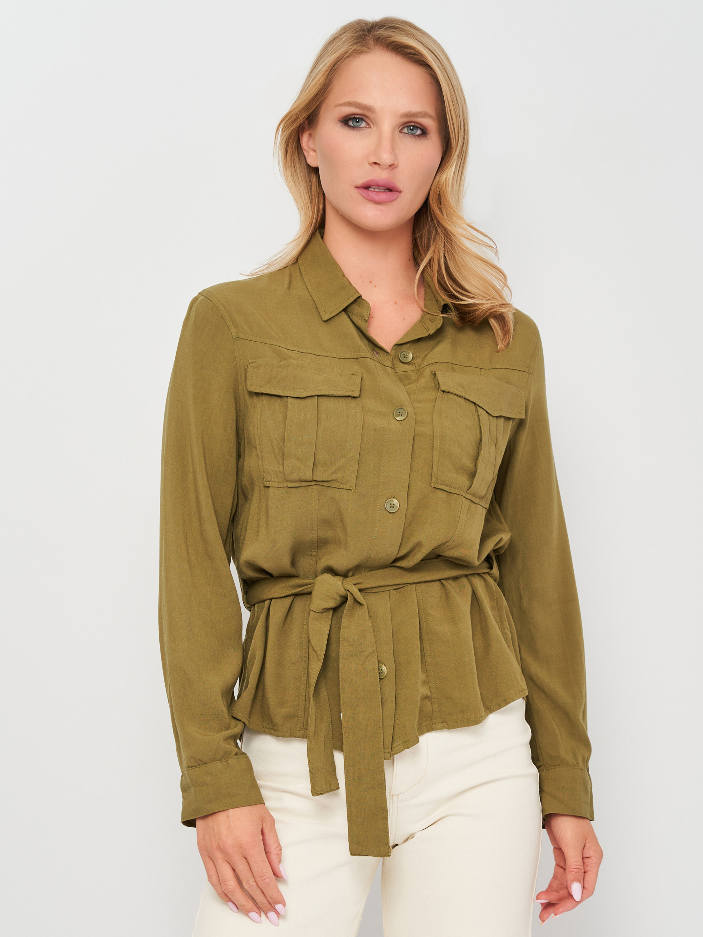 

Рубашка H&M 1804-7891235  Зеленая хаки, Рубашка H&M 1804-7891235 34 Зеленая хаки