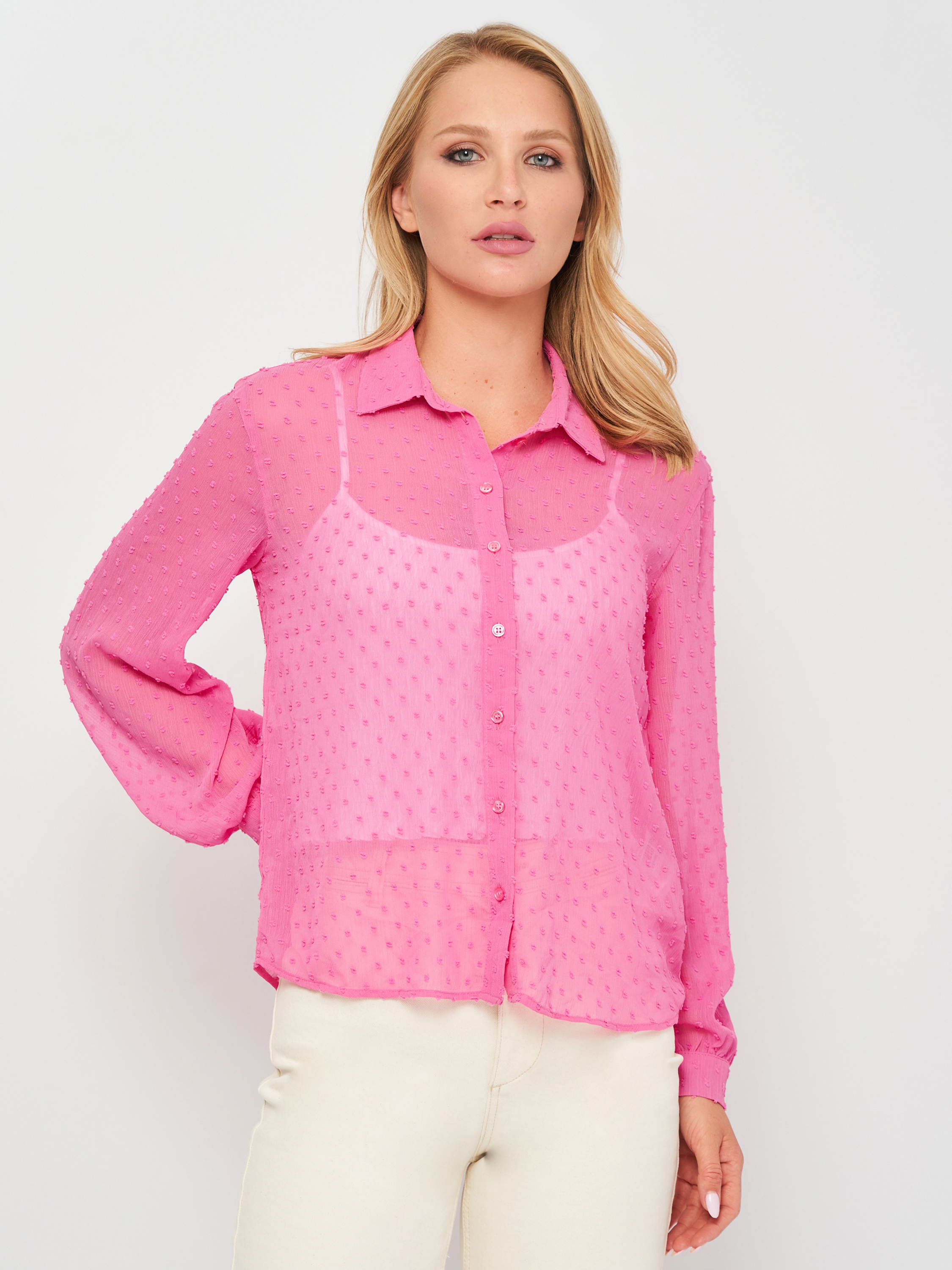 

Рубашка H&M 1206-8560501  Розовая, Рубашка H&M 1206-8560501 38 Розовая
