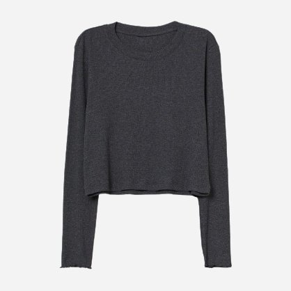 

Лонгслив пижамный H&M zh0783517 M Темно-серый