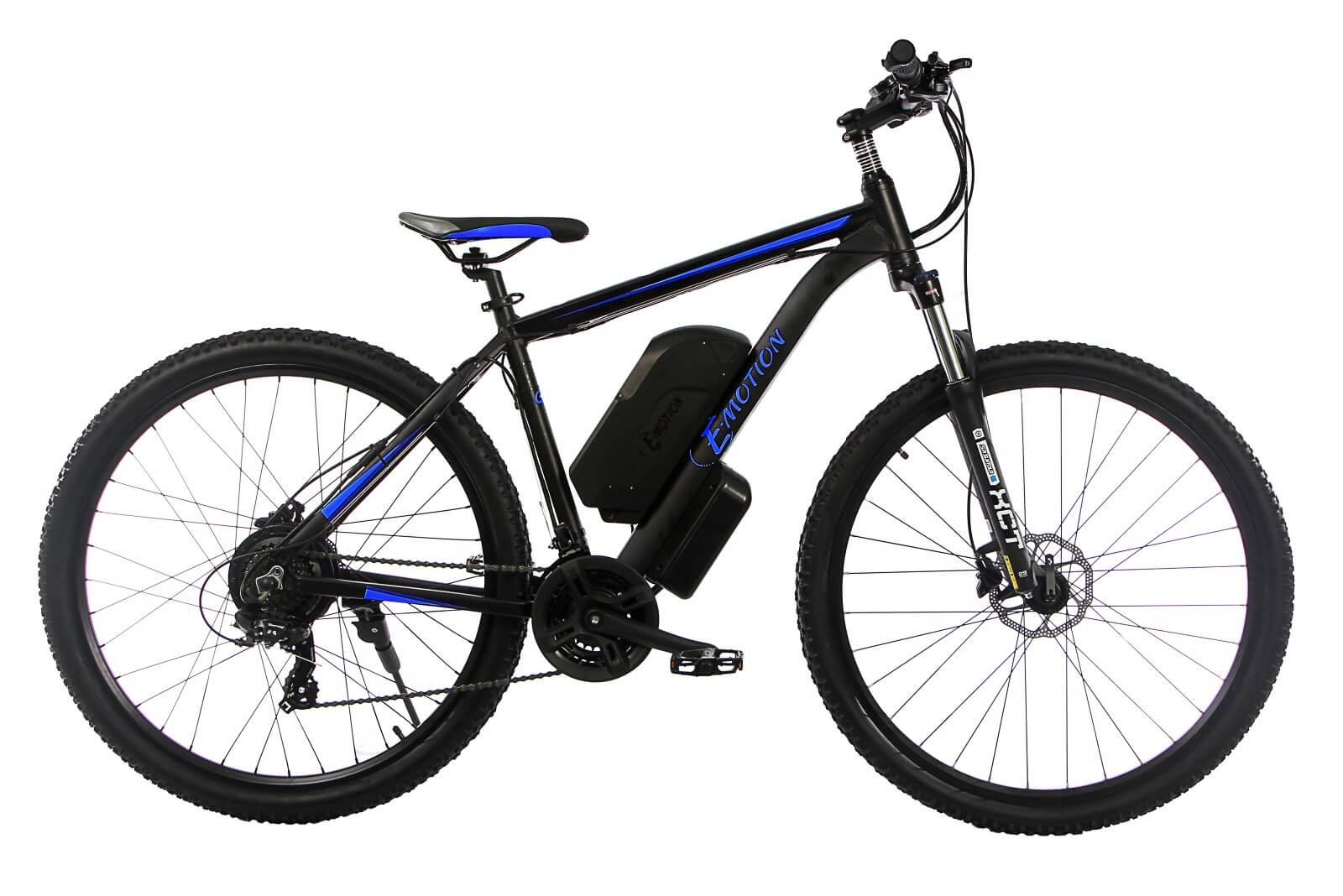 

Электровелосипед E-motion MTB 27,5" GT 48V 15Ah 500W / рама 19" чёрно-синий