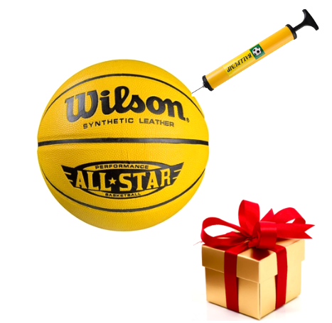 

Качественный баскетбольный мяч Wilson размер 7 насос в подарунок