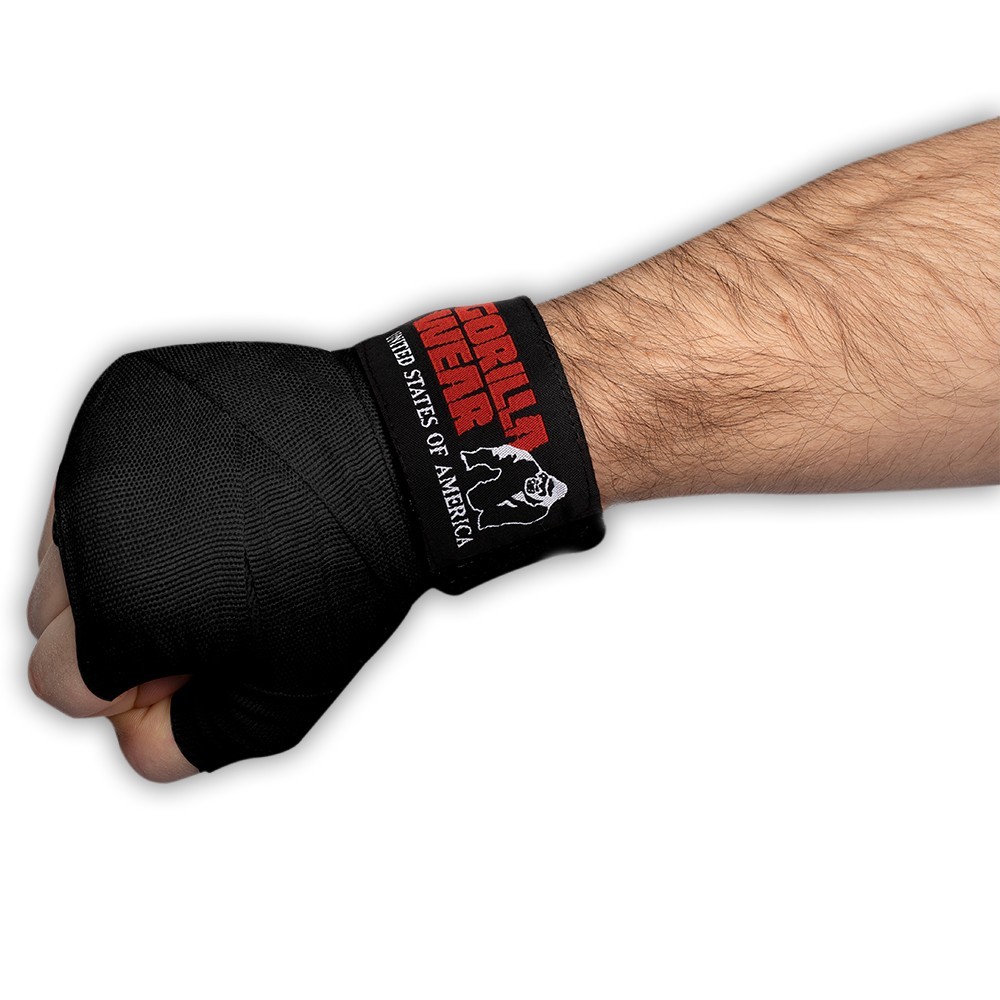 

Бинты боксерские Gorilla Wear Boxing Hand Wraps Черные (9990990040)