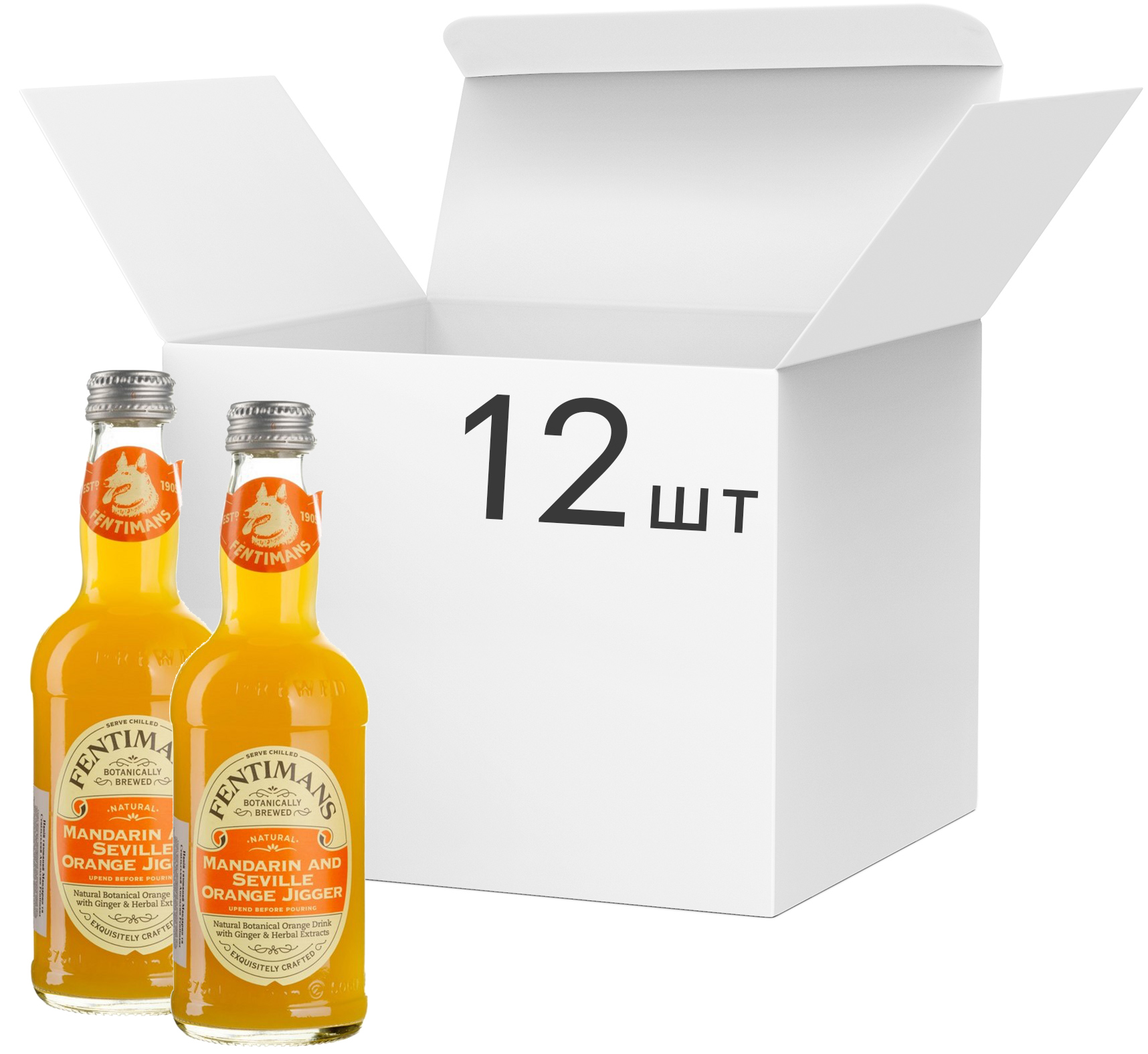 Акція на Упаковка напитка газированного Fentimans Мандарин и Севильский апельсин 0.275 л x 12 шт (5029396322775) від Rozetka UA