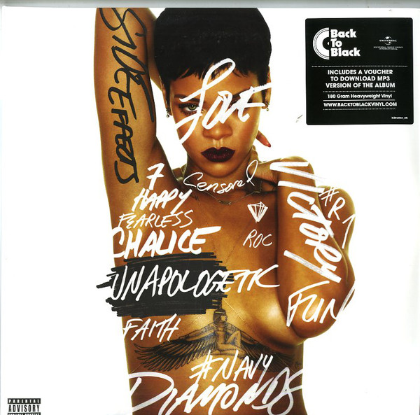 

Виниловая пластинка RIHANNA UNAPOLOGETIC (EAN 0602557079838)