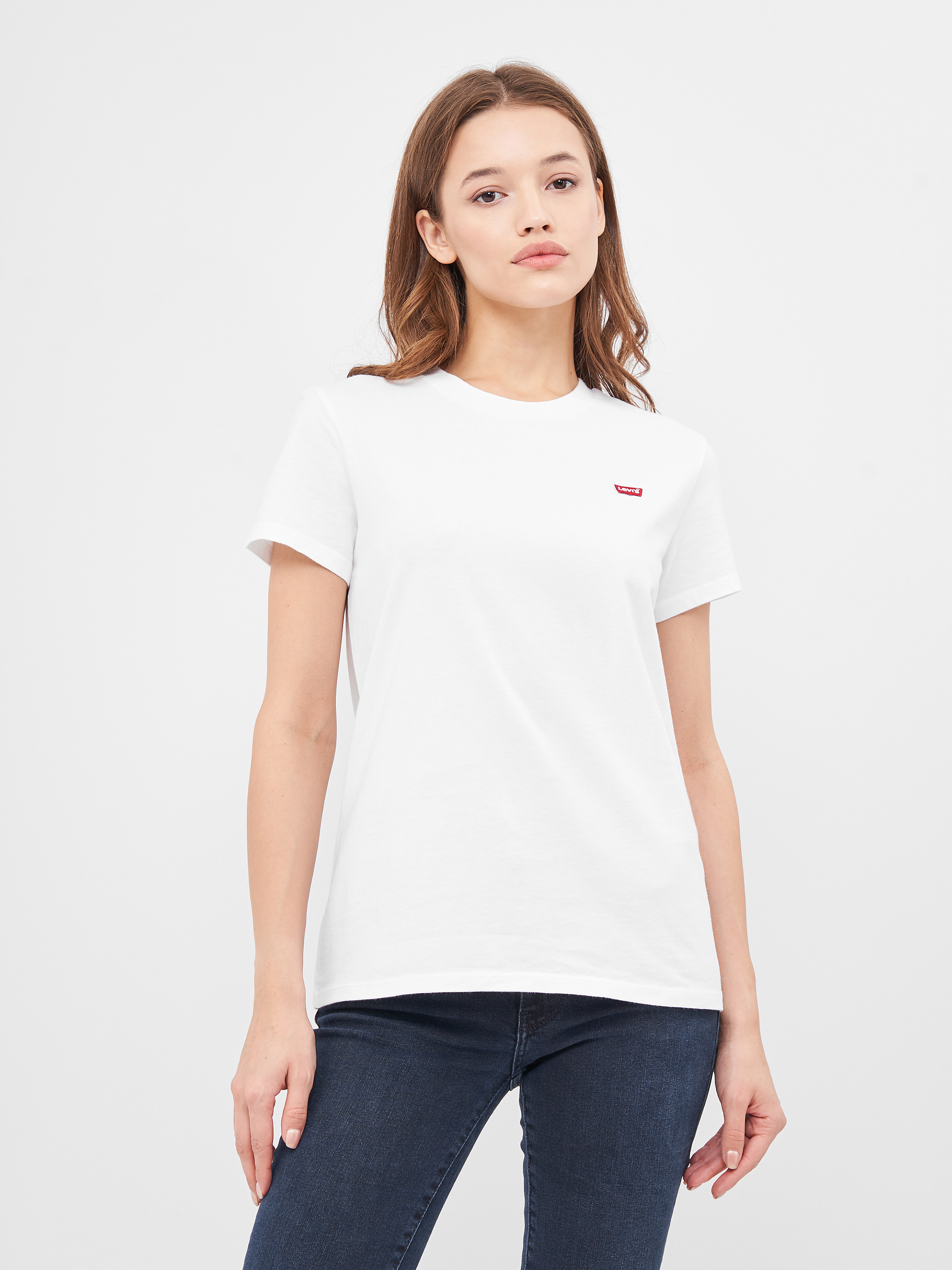 Акція на Футболка жіноча Levi's The Perfect 39185-0006 XS Біла від Rozetka