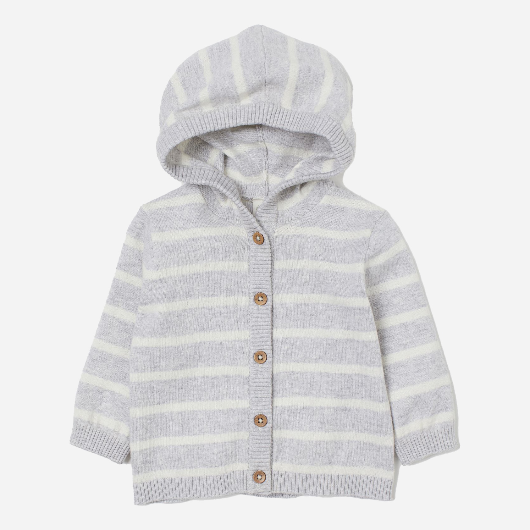 

Толстовка H&M 2302-8261551 68 см Серый/Полоска (hm06410805523)