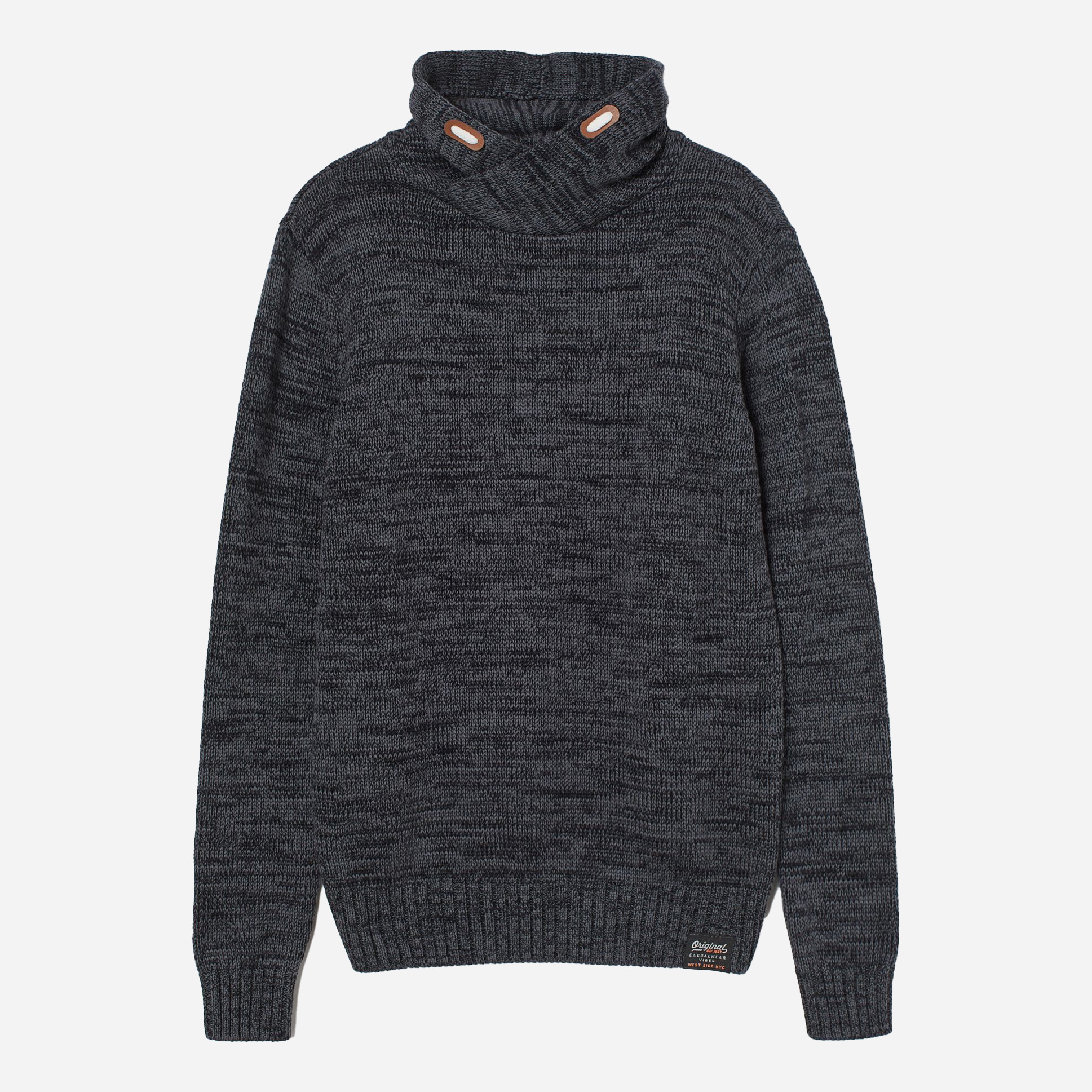 

Свитер H&M 807-8607542 146-152 см Темно-серый/Меланж