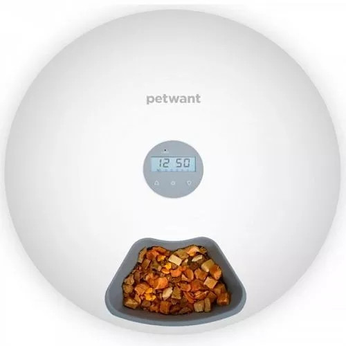 

Автоматическая кормушка для животных 6 meal smart pet feeder
