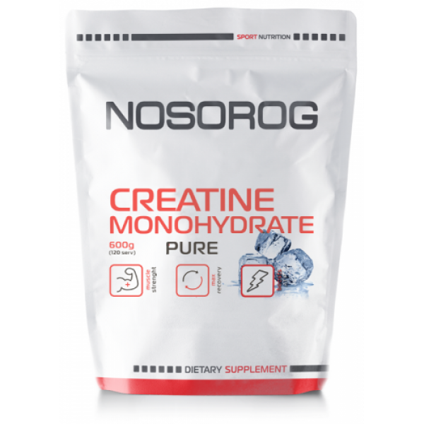 

Креатин Моногидрат Nosorog Nutrition Creatine Monohydrate 600 г Без Вкуса