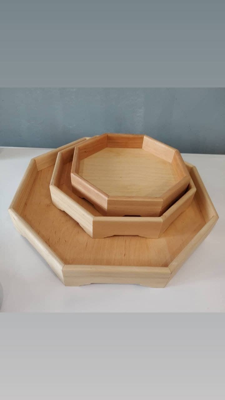 

Набор подносов Wooden Organizer , дерево, 21, 26,36 см