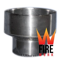 

Дымоход Переходник ø450 Fire Work Нержавеющая сталь одностенный AISI 321 1мм