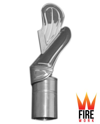 

Дымоход Флюгер дымохода ø130 Fire Work Нержавеющая сталь одностенный AISI 304 0.6мм