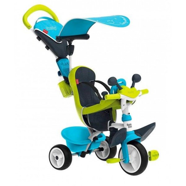 

Детский велосипед Smoby Baby Driver comfort с козырьком и багажником