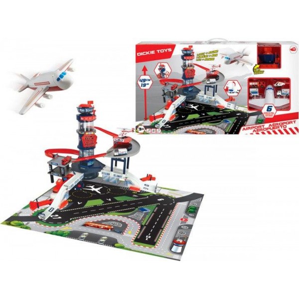 

Игровой набор Dickie Toys Аэропорт со звуковыми и световыми эффектами