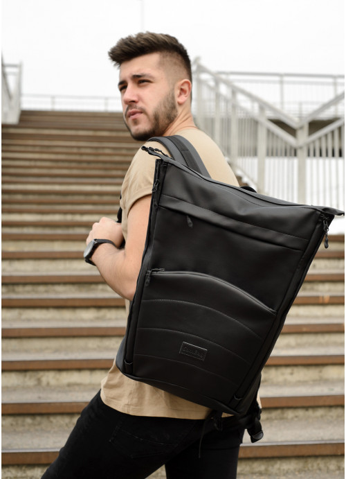 

Рюкзак ролл Sambag унисекс RollTop LQO черный