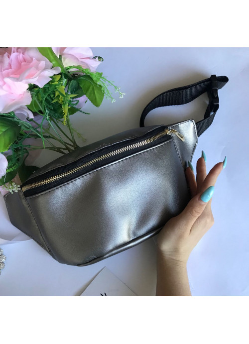 

Сумка на пояс бананка Tirso MSG silver dark Sambag