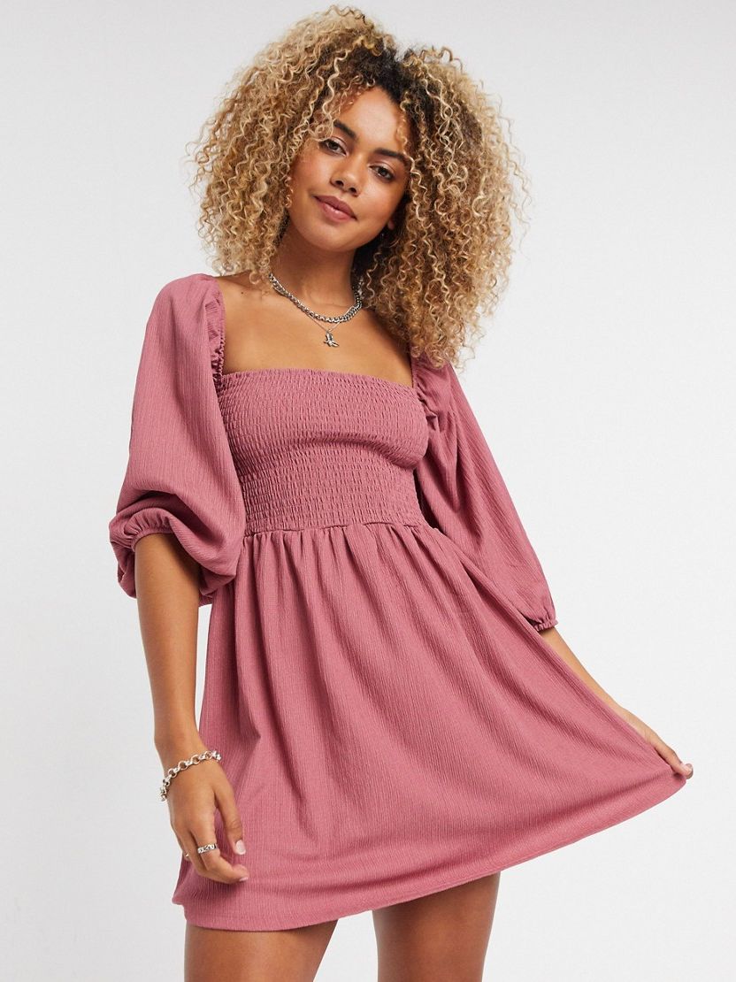 

Платье Bershka 5435/660/607 S Розовое