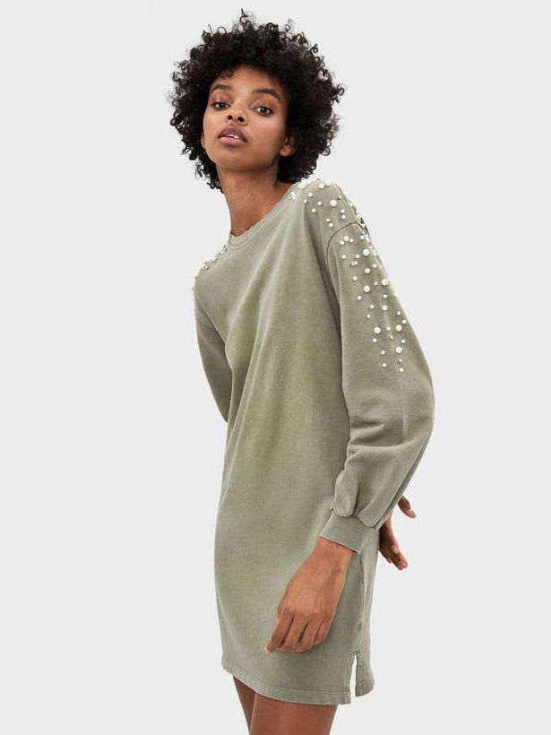 

Платье Bershka 5468/492/505 XS Оливковое