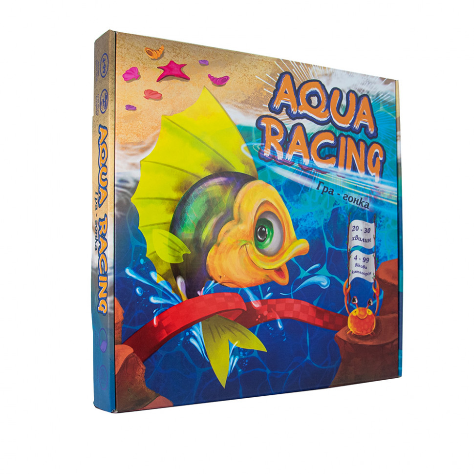 

Настольная Игра-бродилка "Aqua racing" Strateg 30416 укр.