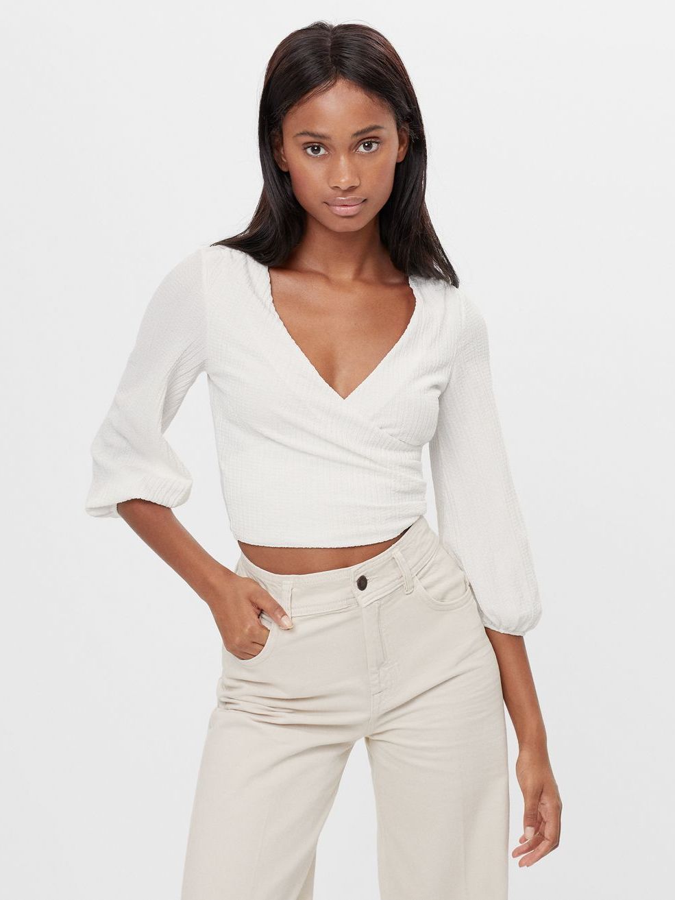 

Топ Bershka 5787/187/712 S Белый