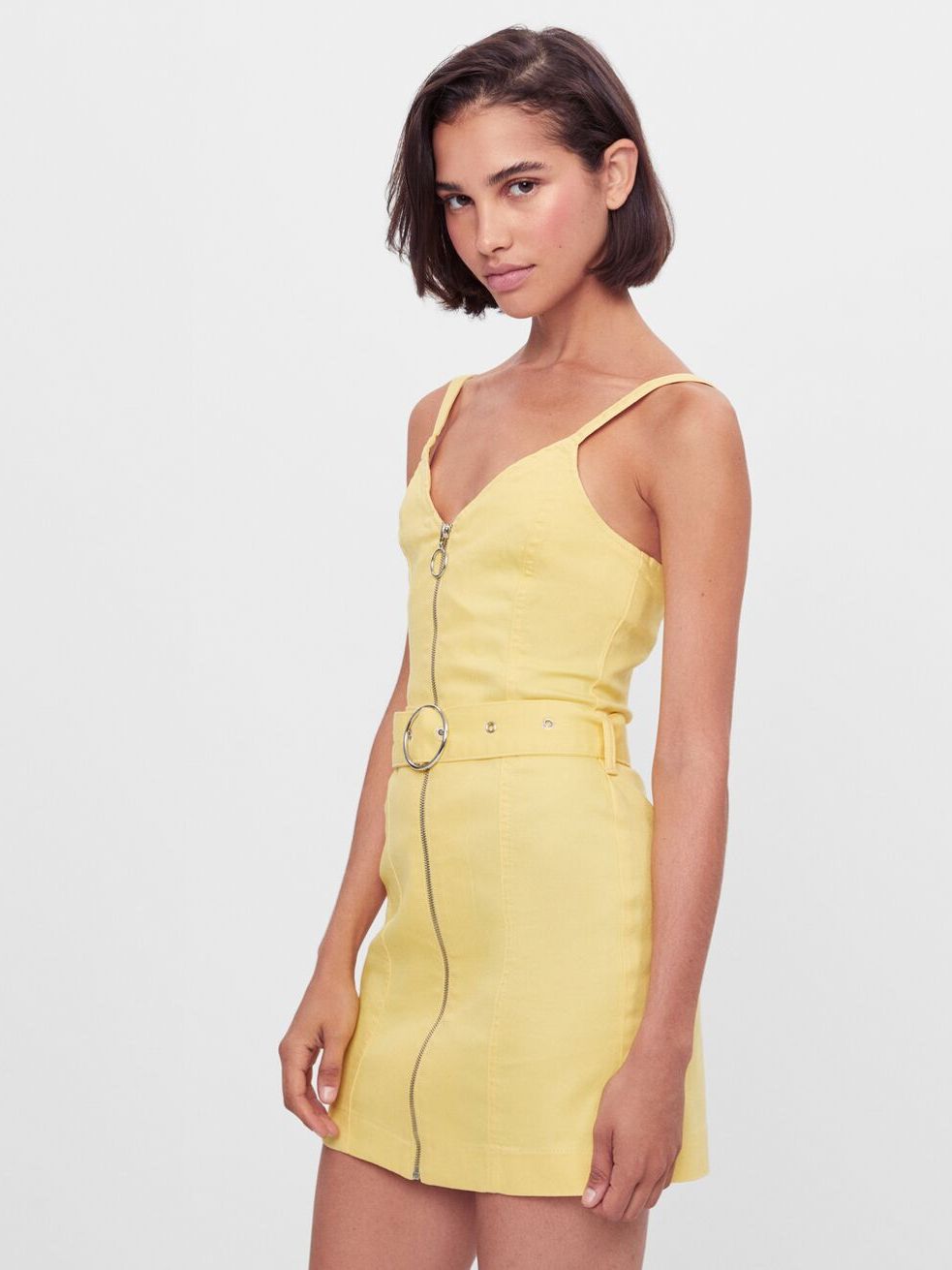 

Платье Bershka 0527/168/300  Желтое, Платье Bershka 0527/168/300 S Желтое