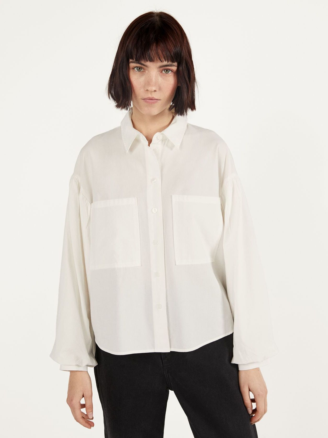 

Блузка Bershka 0691/880/712 XS Белая