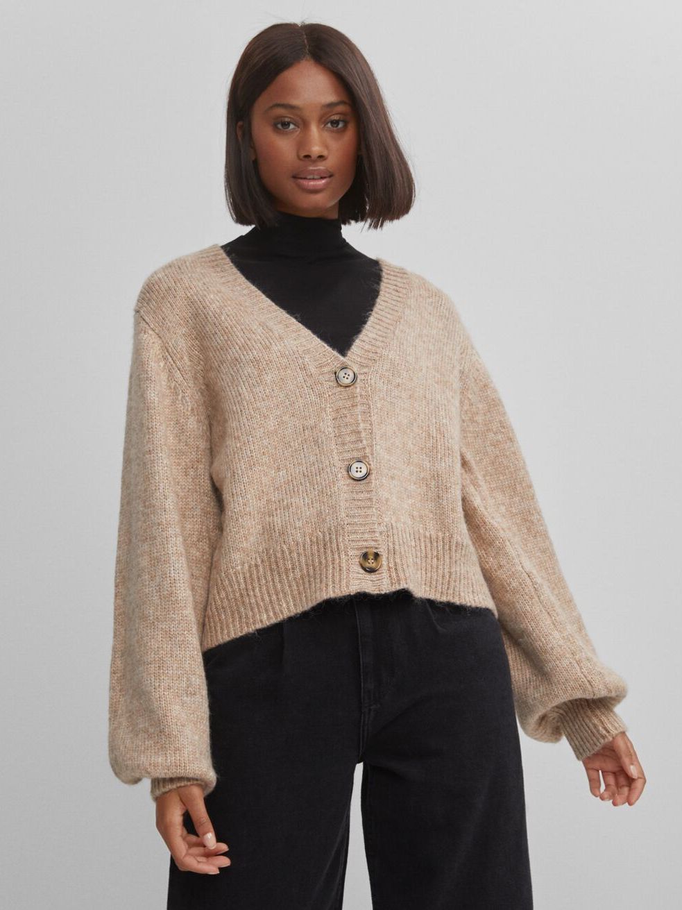 

Кардиган Bershka 1470/512/754 S Капучино