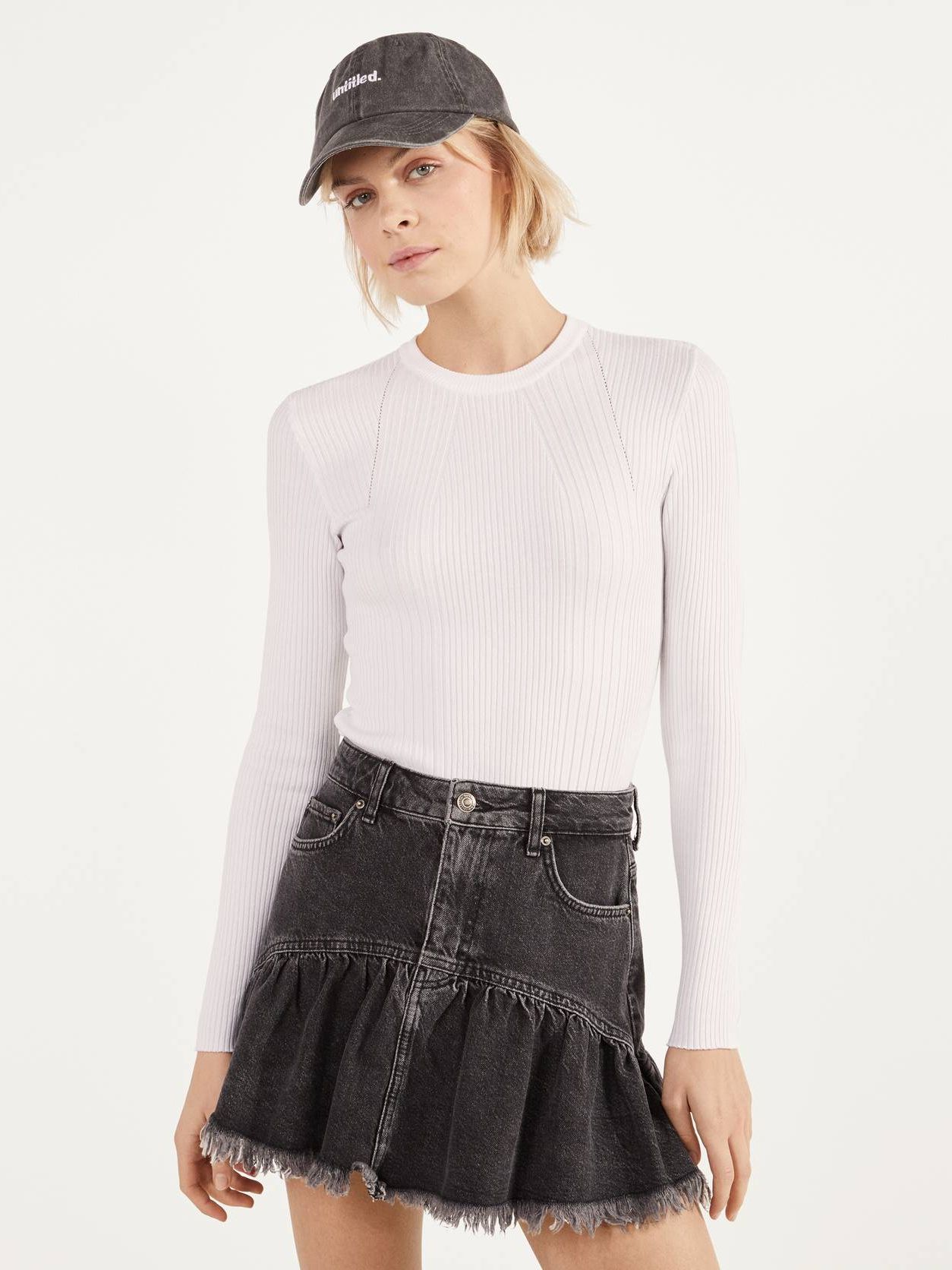 

Джемпер Bershka 1642/645/250  Белый, Джемпер Bershka 1642/645/250 S Белый