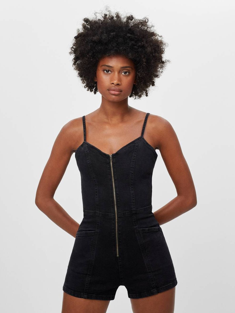 

Комбинезон Bershka 2952/335/800  Черный джинс, Комбинезон Bershka 2952/335/800 XS Черный джинс