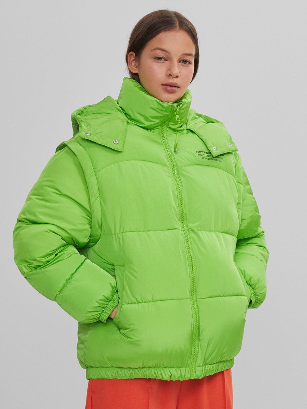 

Куртка Bershka 6198/551/500 M/L Салатовая