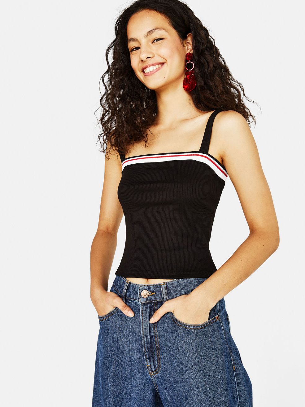 

Топ Bershka 9058/256/800  Черный, Топ Bershka 9058/256/800 M Черный