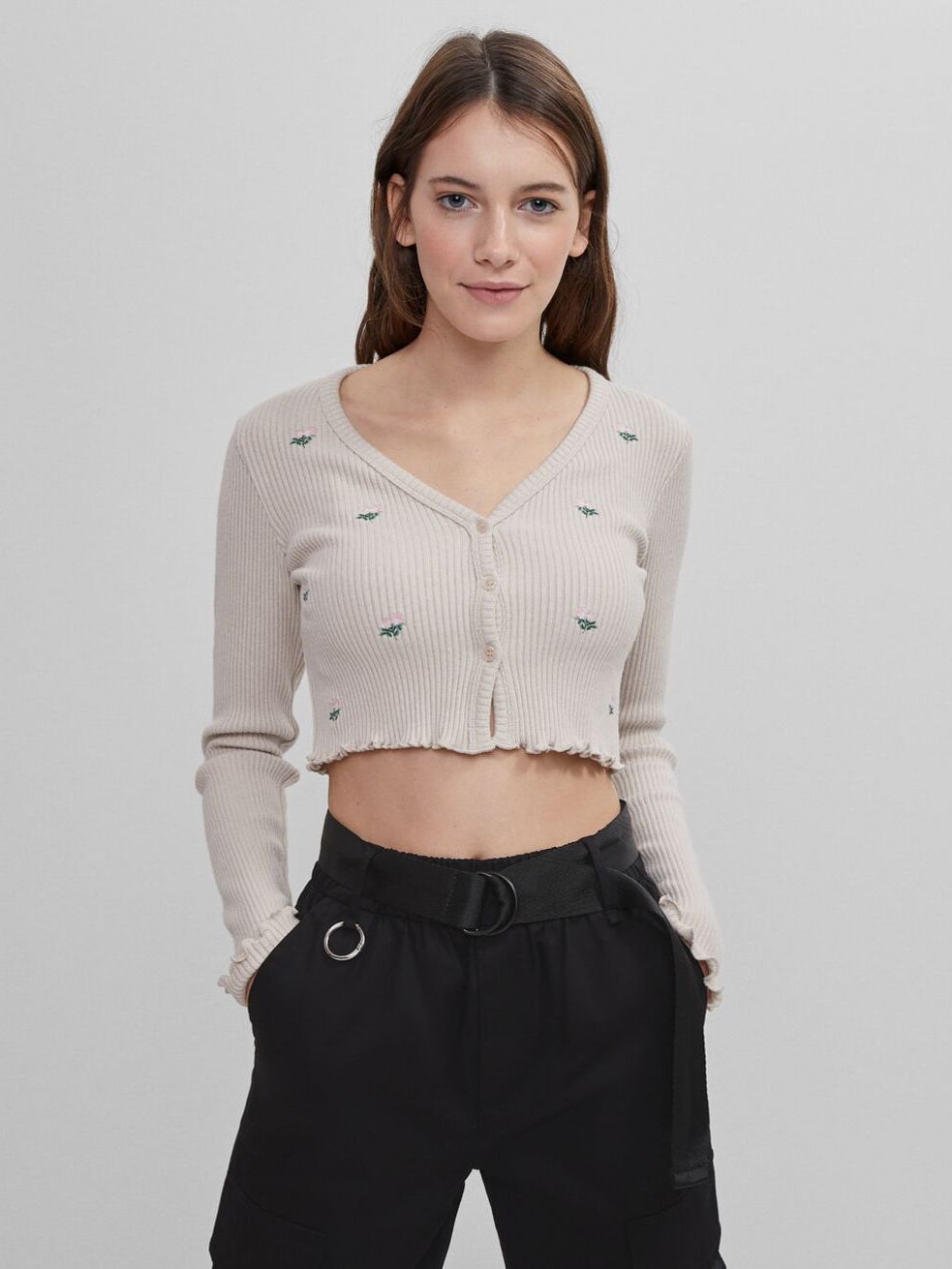 

Топ Bershka 6710/813/743 S Молочный