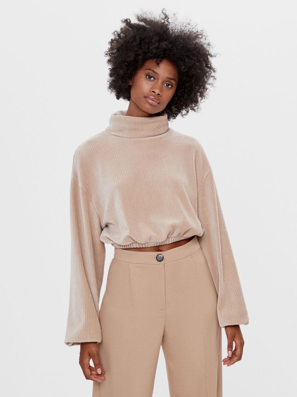 

Свитер Bershka 6819/381/742 S Бежевый