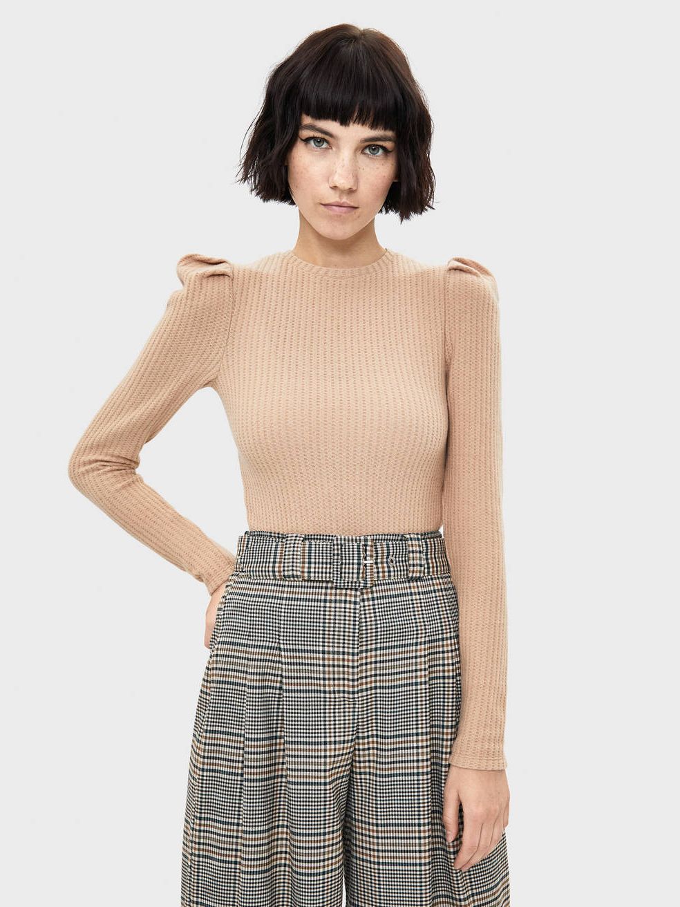 

Джемпер Bershka 6830/256/742  Капучино, Джемпер Bershka 6830/256/742 S Капучино