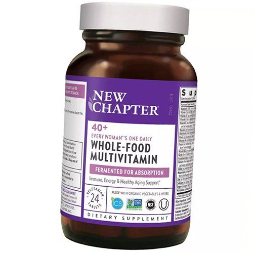 

Ежедневные Мультивитамины для женщин 40 +, Every Woman's 40+ One Daily Multivitamin, New Chapter 24вегтаб (36377023)