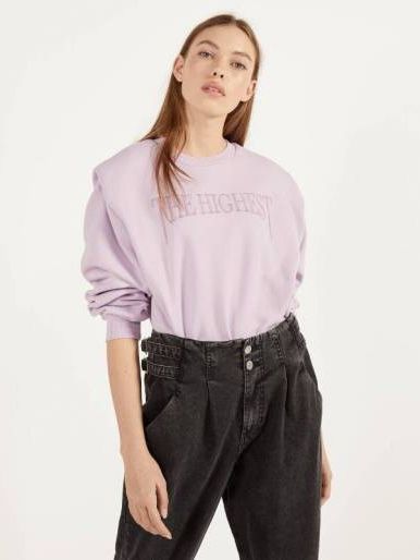 

Свитшот Bershka 1679/831/684 S Фиолетовый