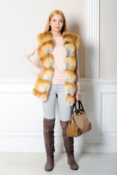 

Жилет BG-Furs из меха лисы  Золотистый (Р-Ж10-25, Жилет BG-Furs из меха лисы 48 Золотистый (Р-Ж10-25-48)