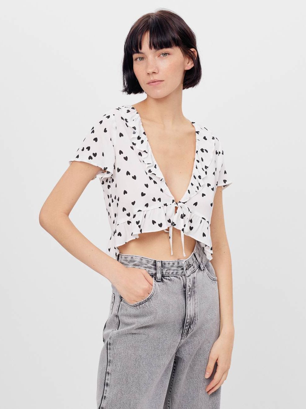 

Топ Bershka 5907/168/250  Белый, Топ Bershka 5907/168/250 L Белый