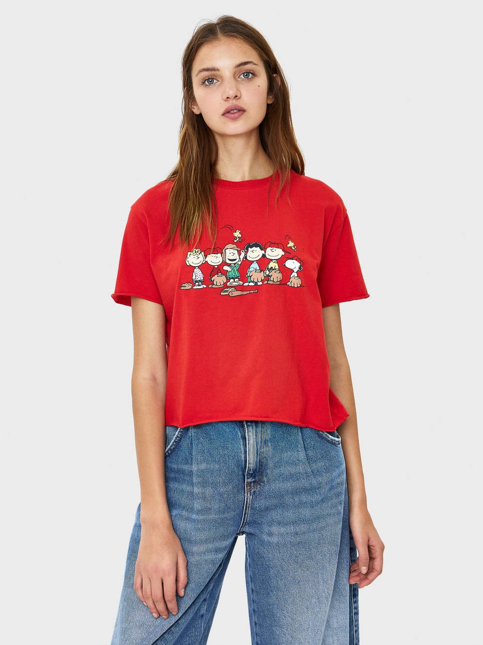 

Футболка Bershka 7556/033/600 XS Красная