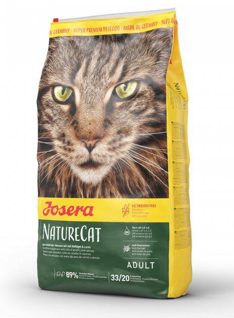 

Сухой корм (Йозера) Josera Nature Cat 2 кг для кошек и котов беззерновой с домашней птицей и лососем