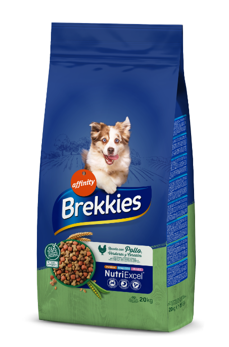 

Сухой корм Brekkies Dog Chicken 20 кг. для собак всех пород
