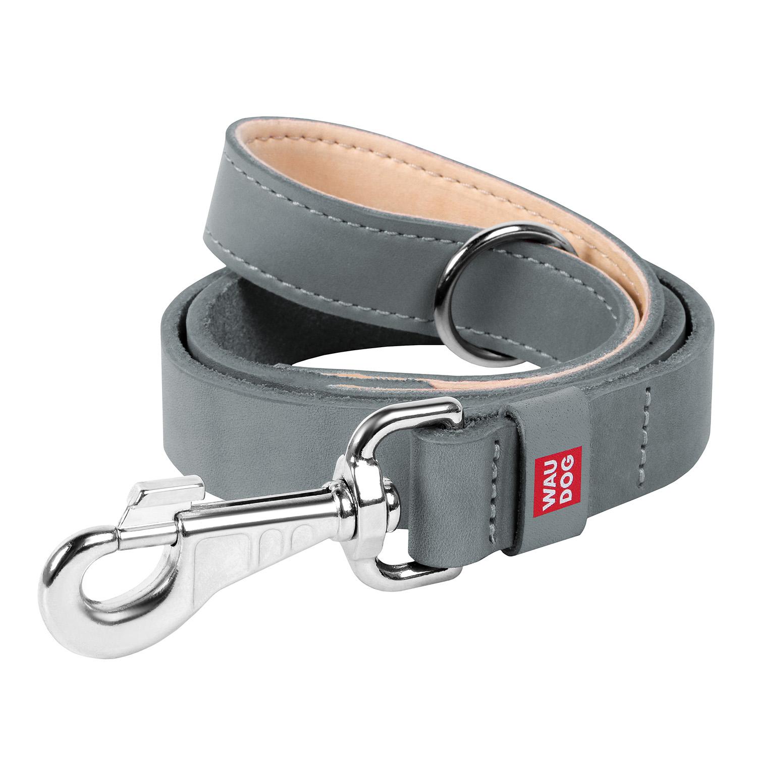 

Поводок для собак кожаный WAUDOG Classic, XS, Ш 14 мм, Дл 122 см (4823089313795)