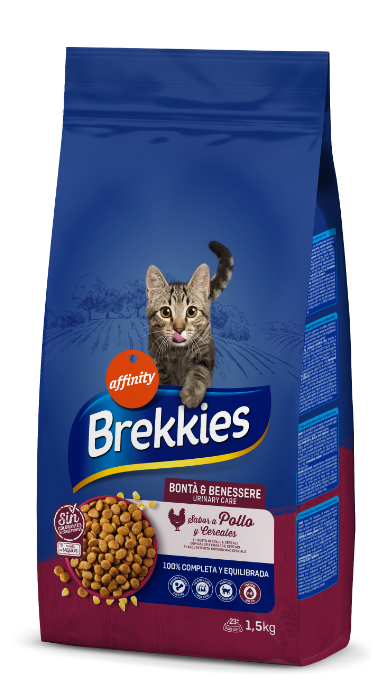 

Сухой корм для кошек Brekkies Cat Urinary Care 1.5 кг. с профилактикой мочекаменной болезни
