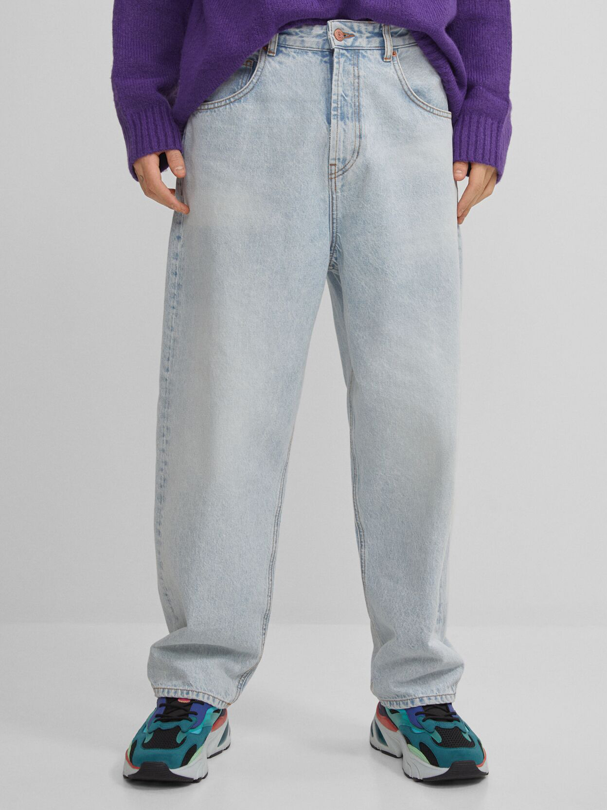 

Джинсы Bershka 5276/969/428 36 Голубые