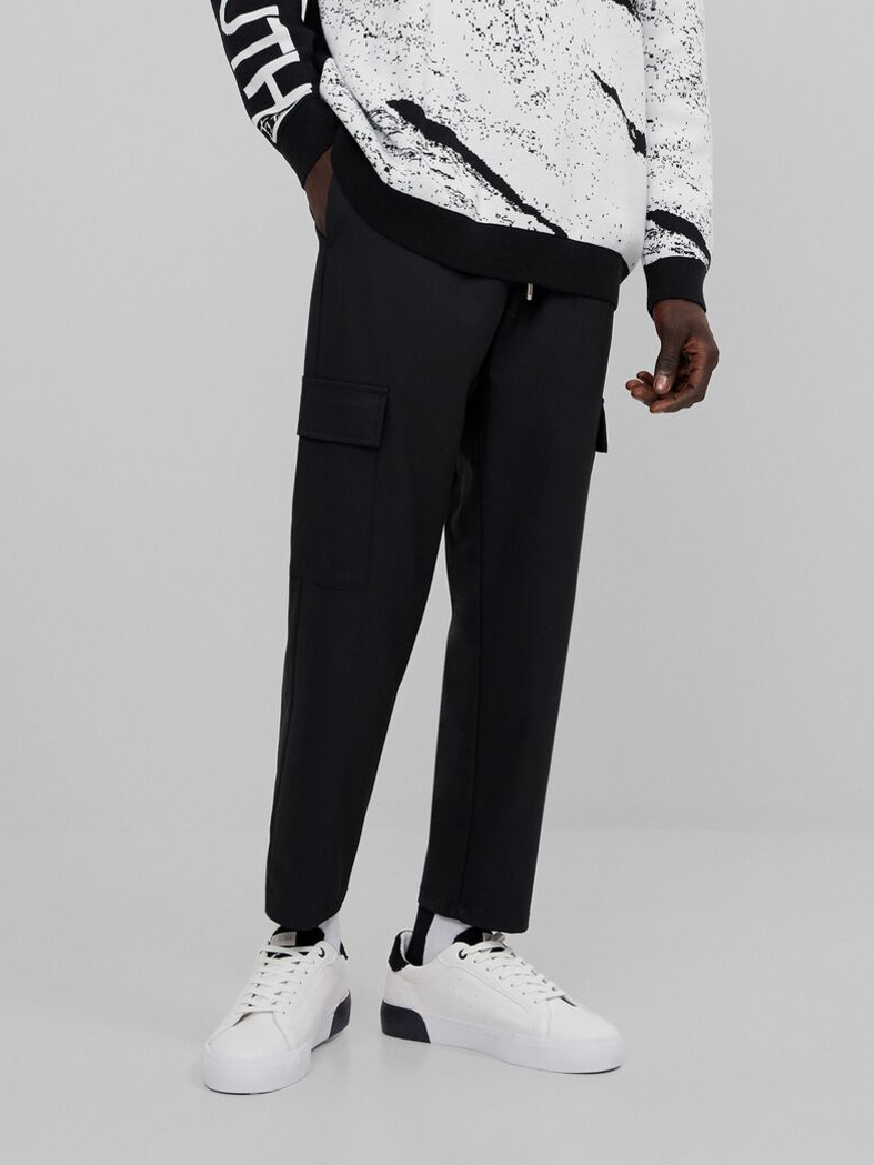 

Брюки Bershka 5352/168/800 S Черные