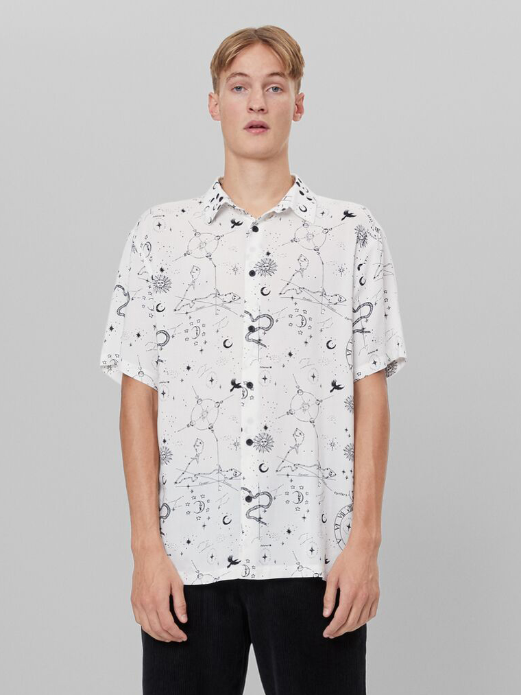 

Рубашка Bershka 5995/851/250 XL Белая
